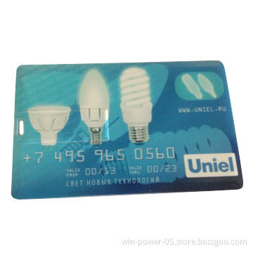 Card-shaped USB Flash Drive, Executive USB Business Card, Your Logo is Welcomed/Full Color PrintingNew